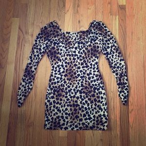Forever 21 leopard dress